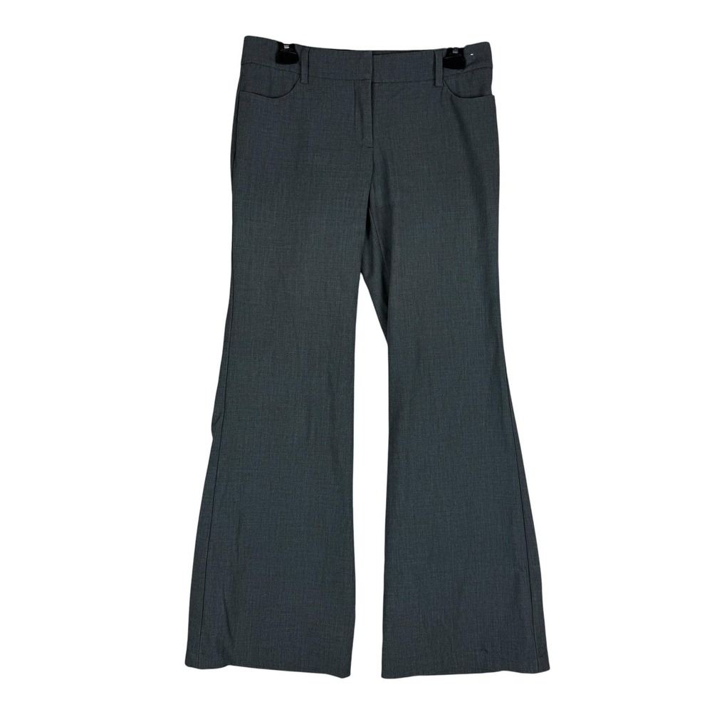 New York & Company Pants Womens 2 Gray Dress Bootcut Twill Stretch Work Career